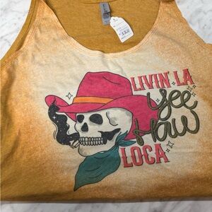 Next Level Apparel Mustard Tank Top